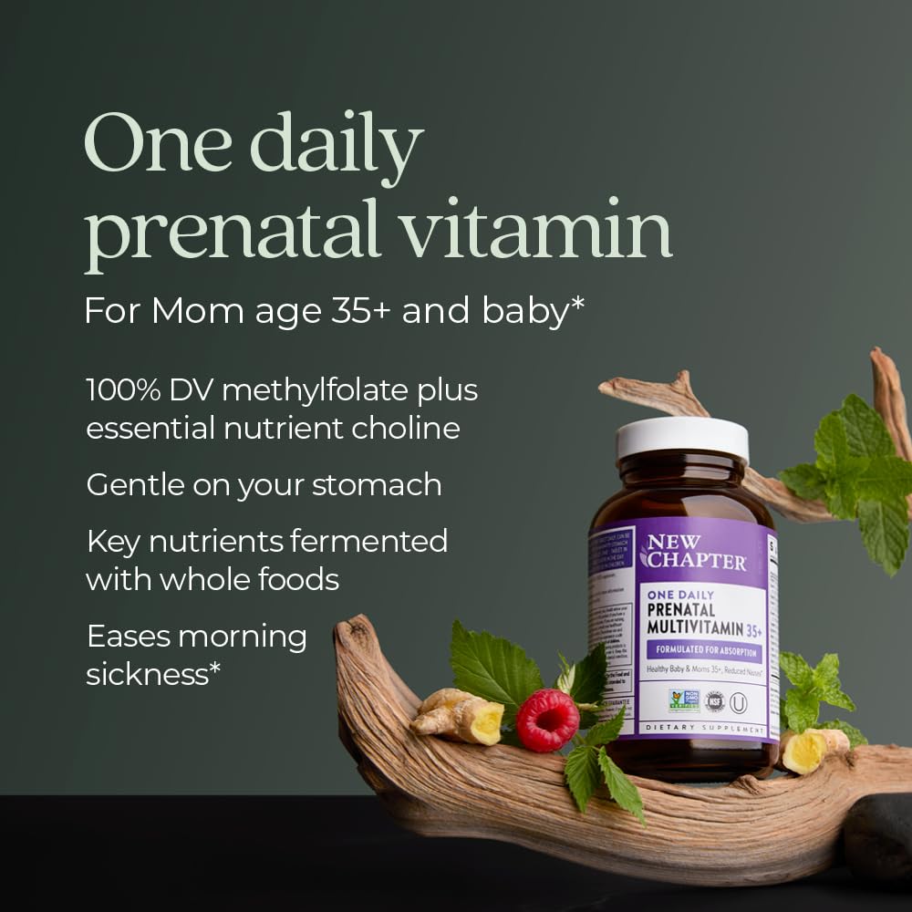 New Chapter Prenatal ginger for nausea relief as part of the routine.