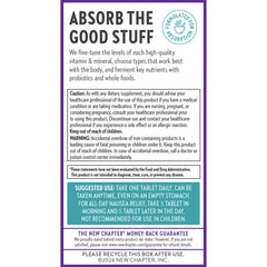 Fermented nutrients with whole foods in New Chapter Prenatal for easy absorption.