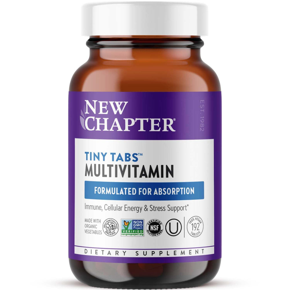 New Chapter Tiny Tabs compact tablet for easy daily nutrition