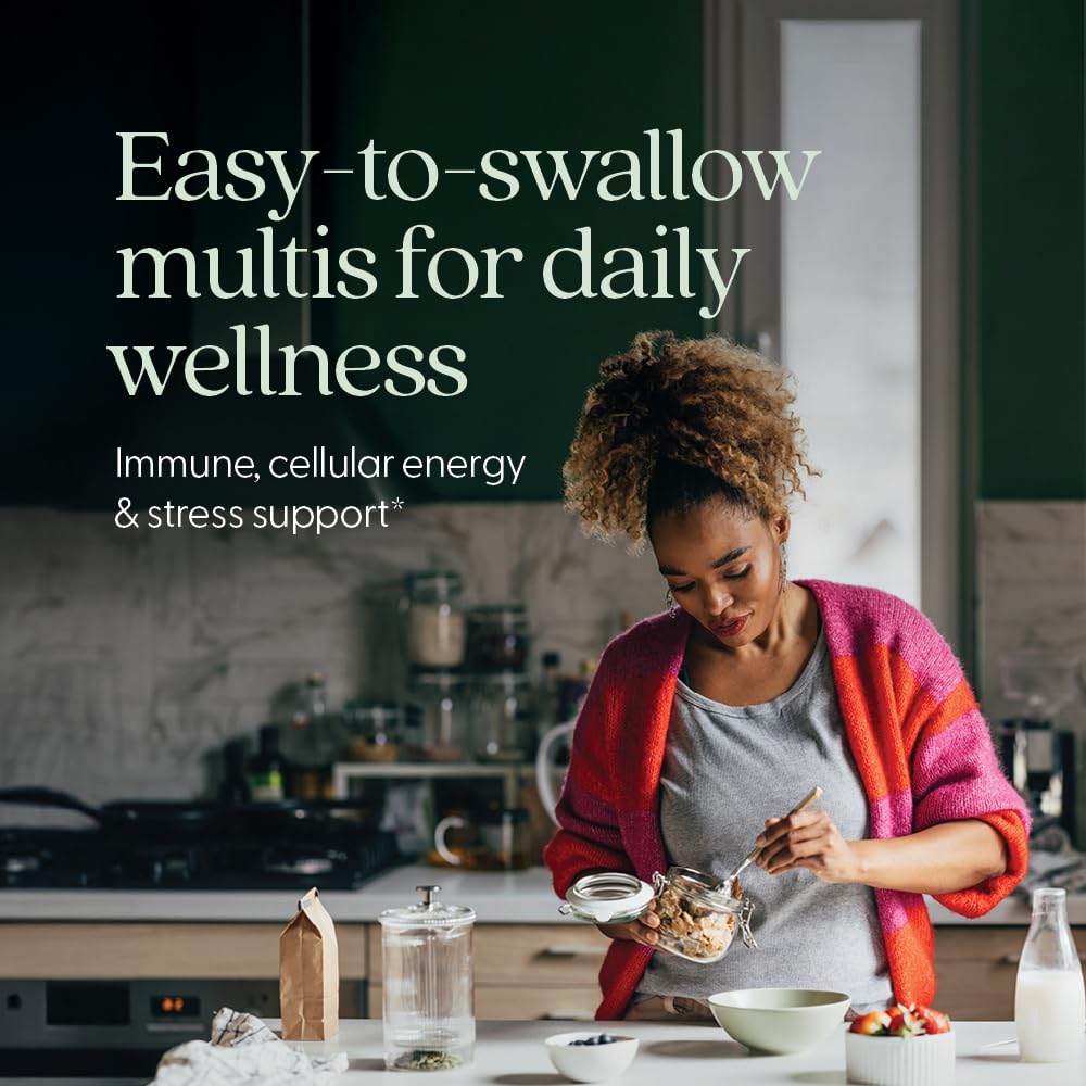 New Chapter Tiny Tabs fermented vitamins illustrating gentle digestion benefits