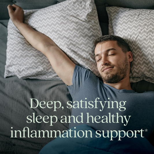 New Chapter Turmeric Force Nighttime valerian root image highlights calming herbal blend for sleep.