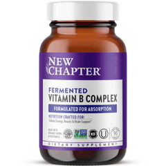 New Chapter Vitamin B Complex bottle for daily energy support.