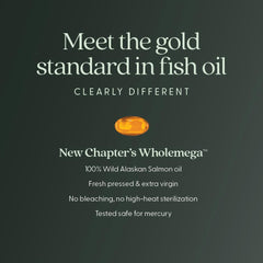 New Chapter Wholemega for Moms wild Alaskan salmon oil source.