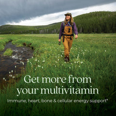 New Chapter Women’s Multivitamin 55+ label closeup highlights ingredients for absorption
