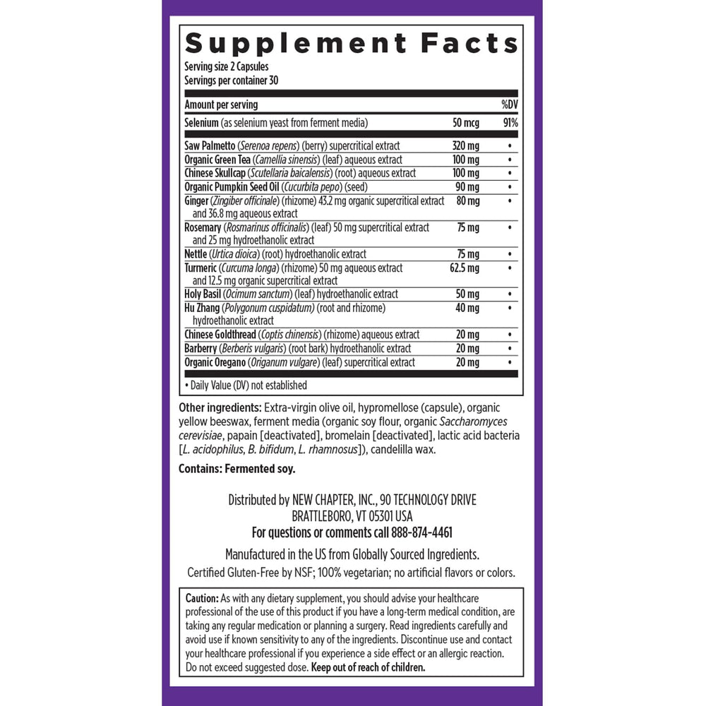 Fermented nutrients in Zyflamend Prostate image showcasing whole-herb fermentation process