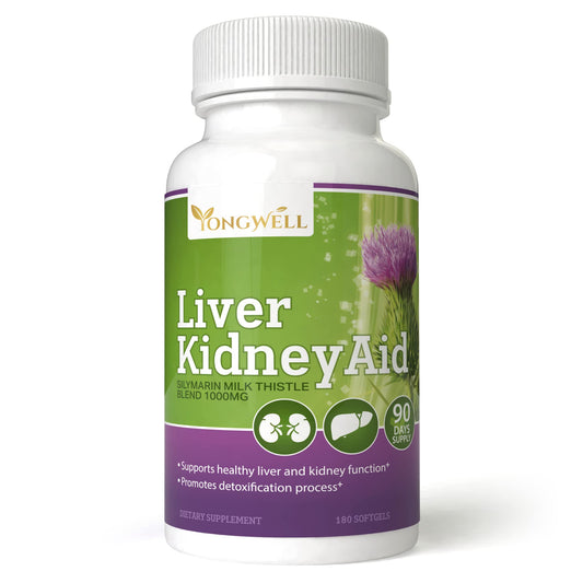 New Green Nutrition Liver Kidney Aid bottle front for daily wellness support.