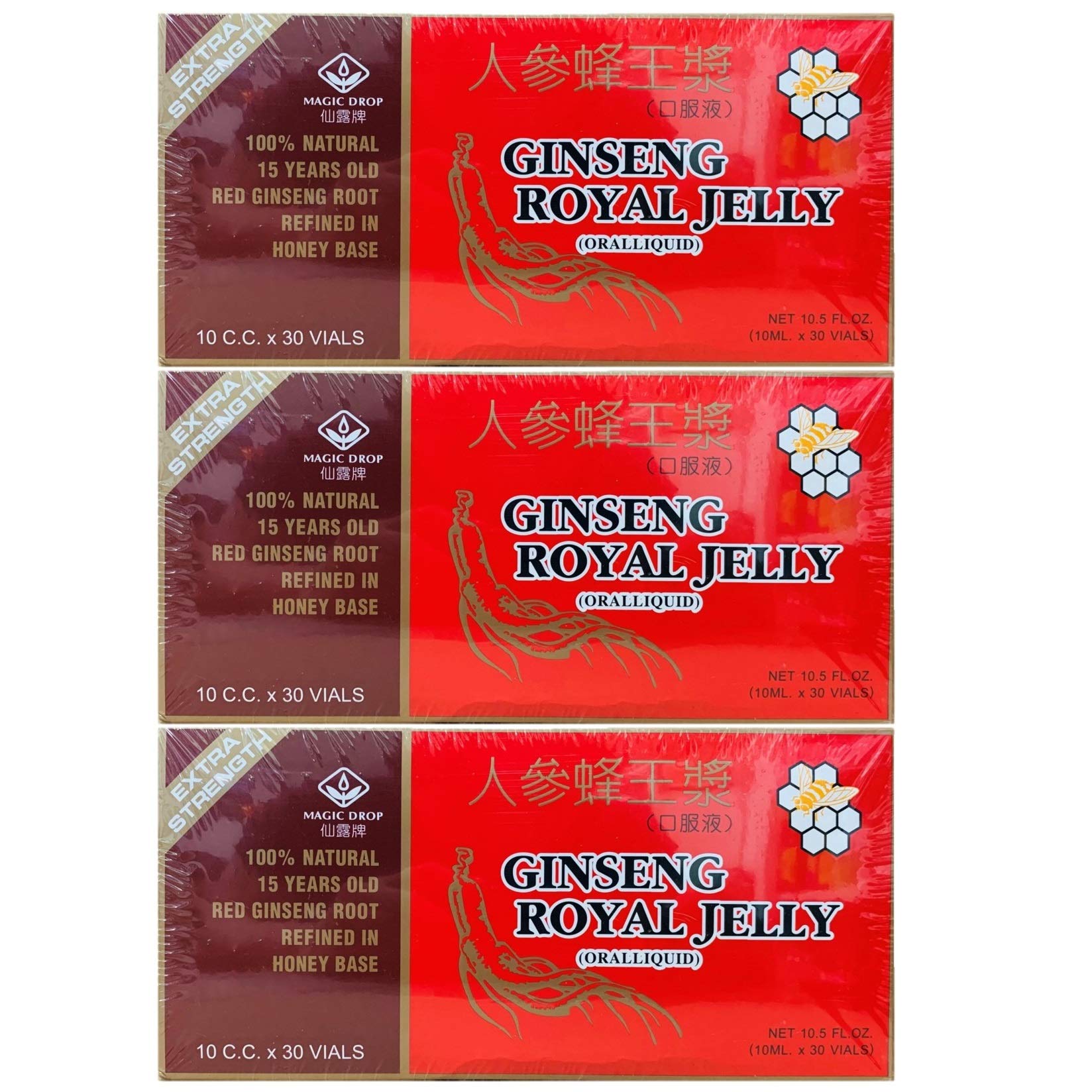 New Green Nutrition Magic Drop Ginseng Royal Jelly front label for daily routine