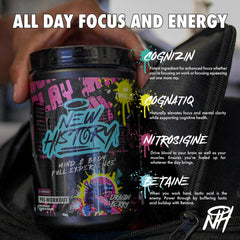 New History Mind and Body Dragon Berry scoop ready to mix for enhanced endurance