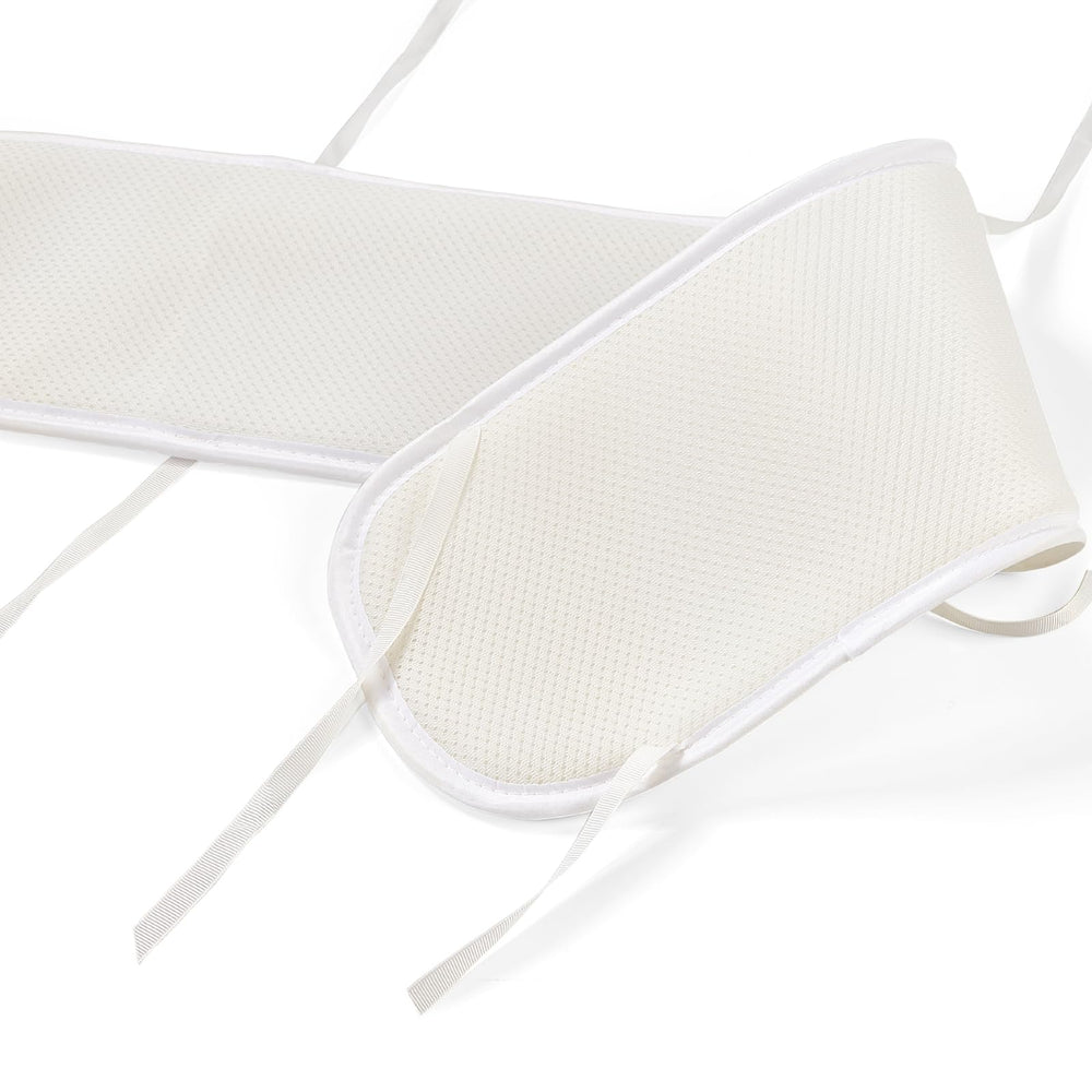 Easy install of New Mesh Coverage Straps with tied straps.