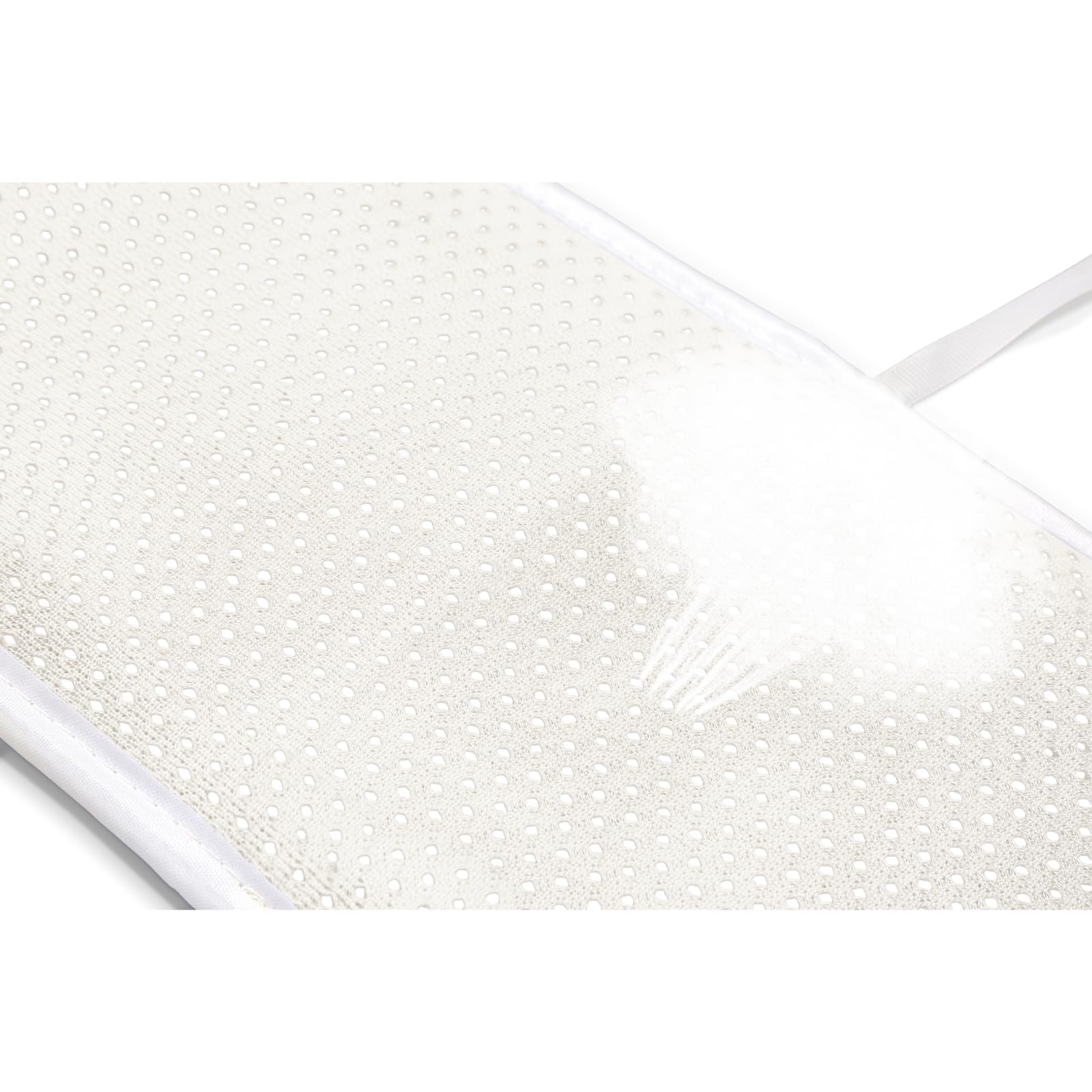 White color option of New Mesh Coverage Straps for clean look.