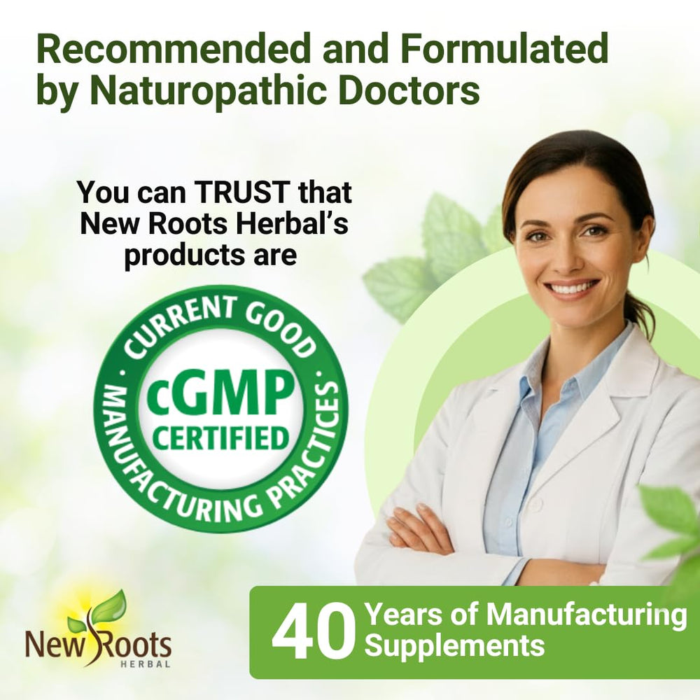 NEW ROOTS HERBAL Canadian manufacturing facility seal