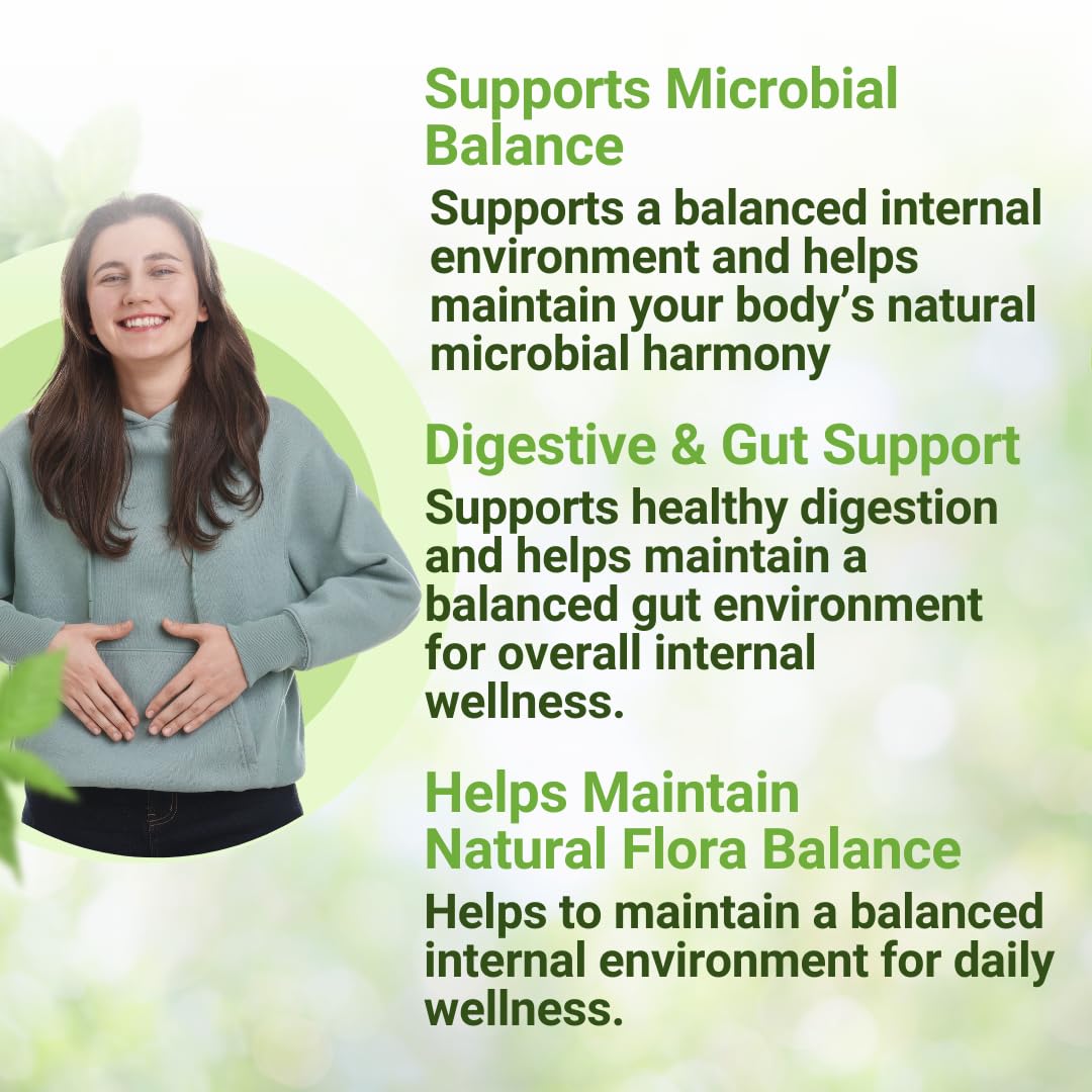 NEW ROOTS HERBAL Candida Stop label ingredients emphasizes traditional botanicals for balanced gut health.