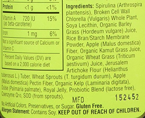 New Spirit Naturals Green Magic Powder no added sugars or artificial ingredients