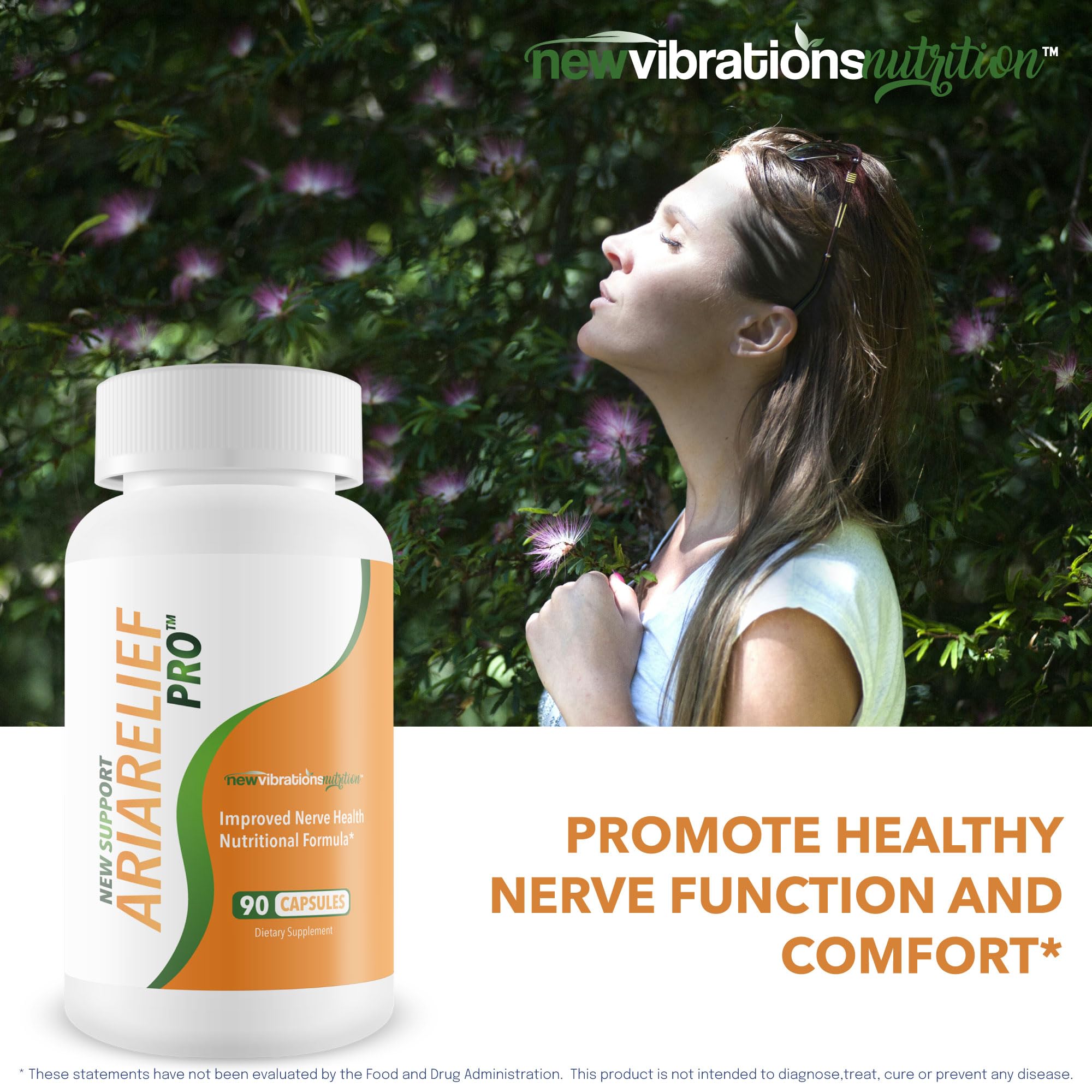Packaging box with branding and capsule blister for convenient nerve support