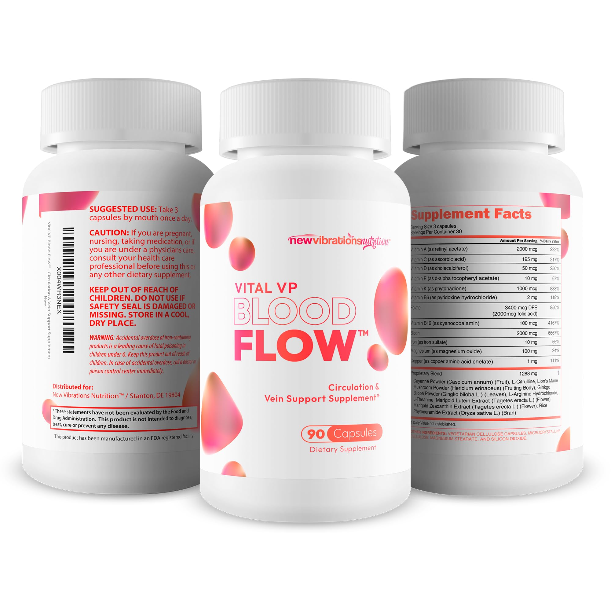 Beet Root Trick visual indicating natural blood flow support from Vital VP