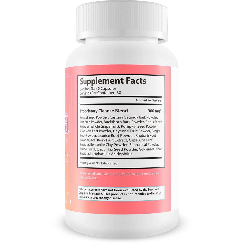 New Vibrations Nutrition Pink Tea Trick capsules closeup highlighting probiotic gut health potential