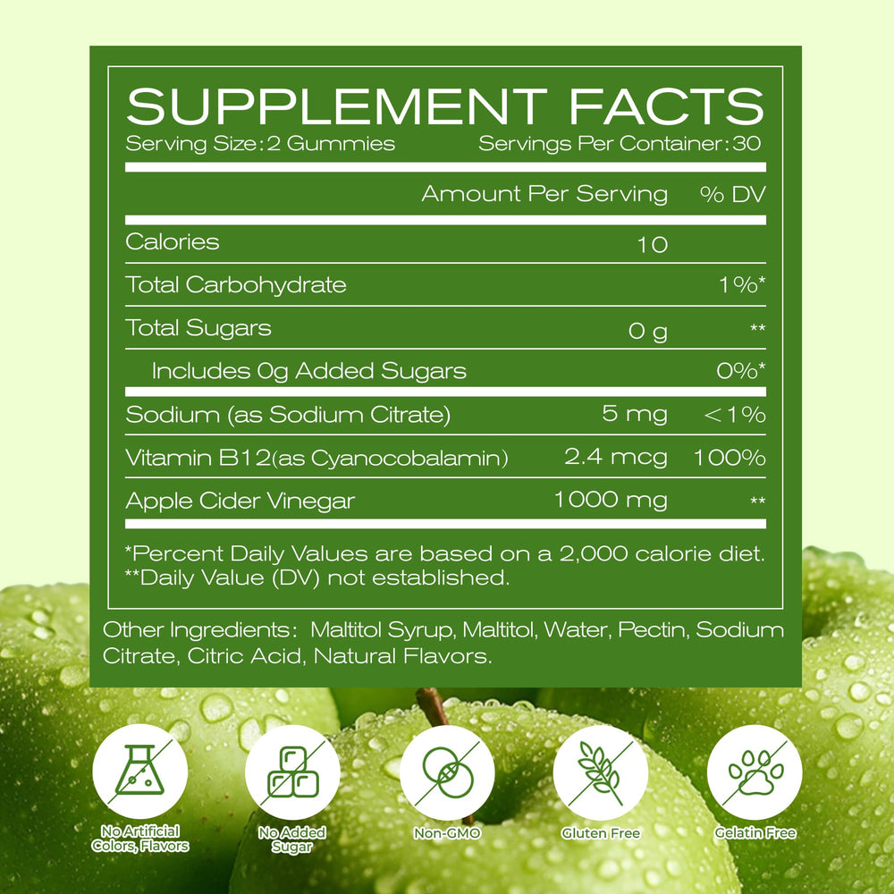 NEWELLME The Mother included in ACV gummies for natural wellness.