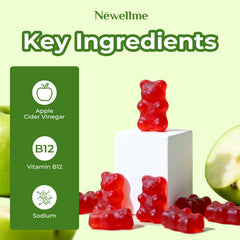 NEWELLME Plant-based pectin gummies vegan gluten-free non-GMO.