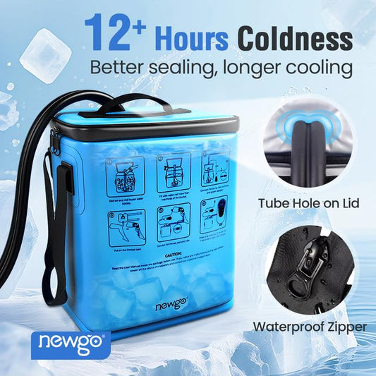 NEWGO cold therapy machine shoulder pad delivers precise cooling for joint comfort.