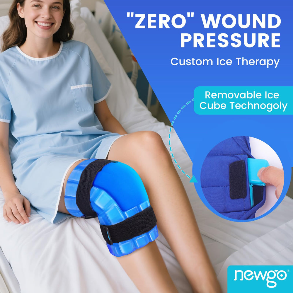 NEWGO knee ice pack with detachable capsules for selective icing