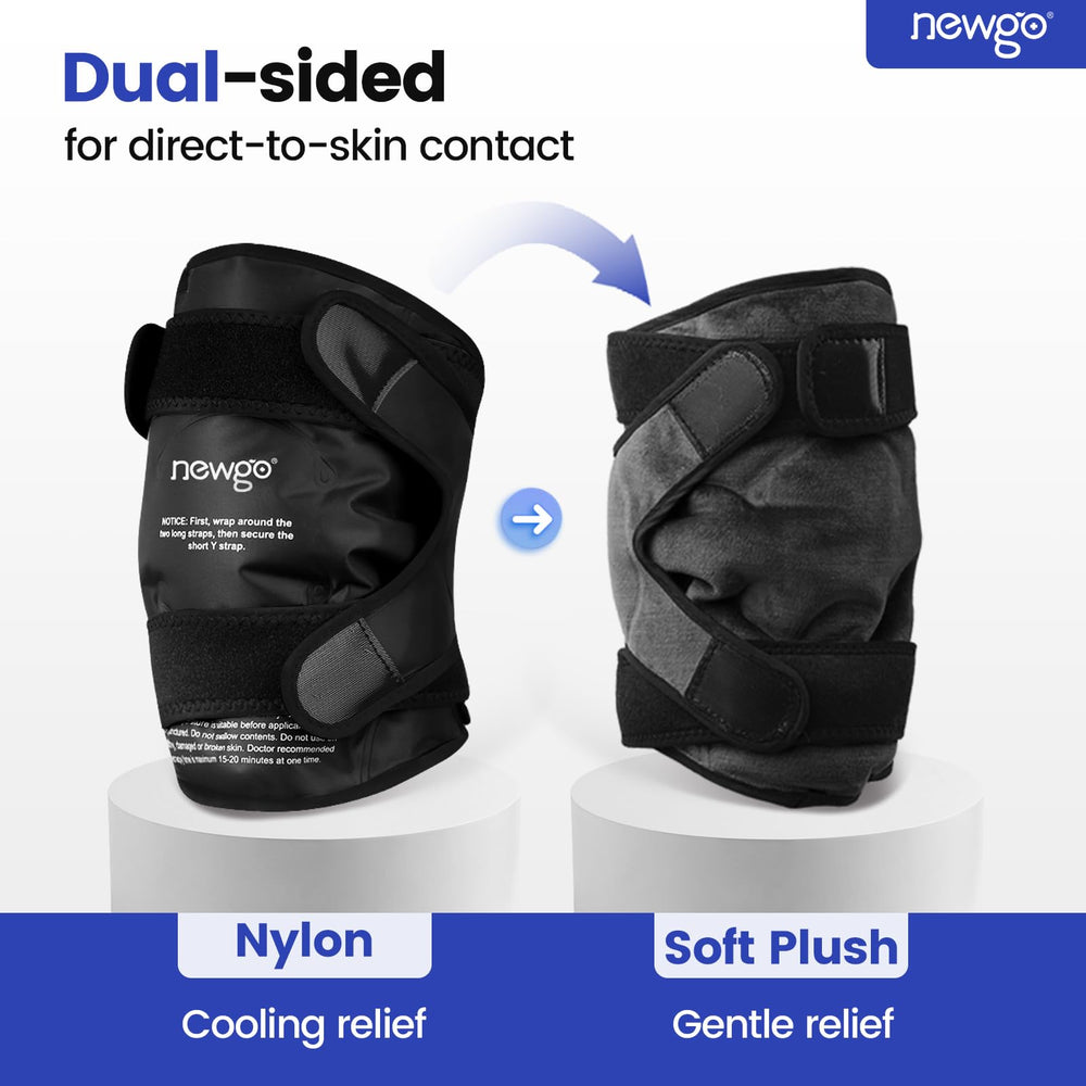 NewGo knee ice pack supports hot and cold therapy options
