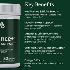 NewLife Naturals MenoBalance+ D-Mannose and cranberry for urinary comfort