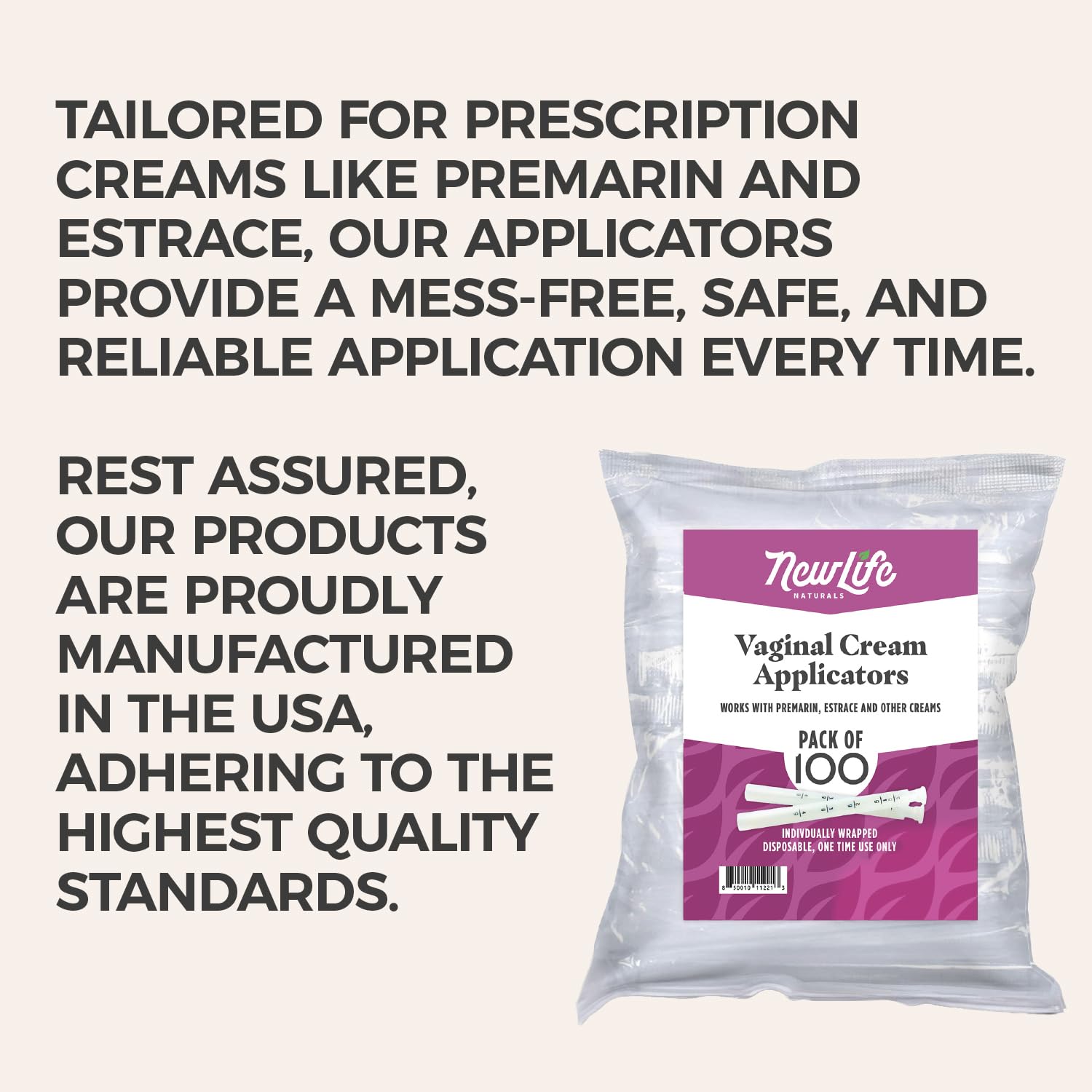 NewLife Naturals compatibility helps you transfer creams or gels easily.