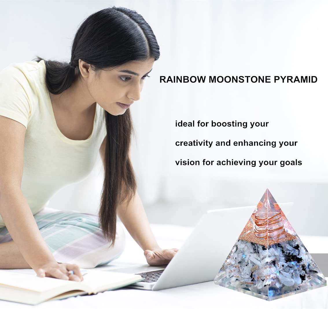 NewMainOne orgonite pyramid craftsmanship detail highlights lasting beauty.