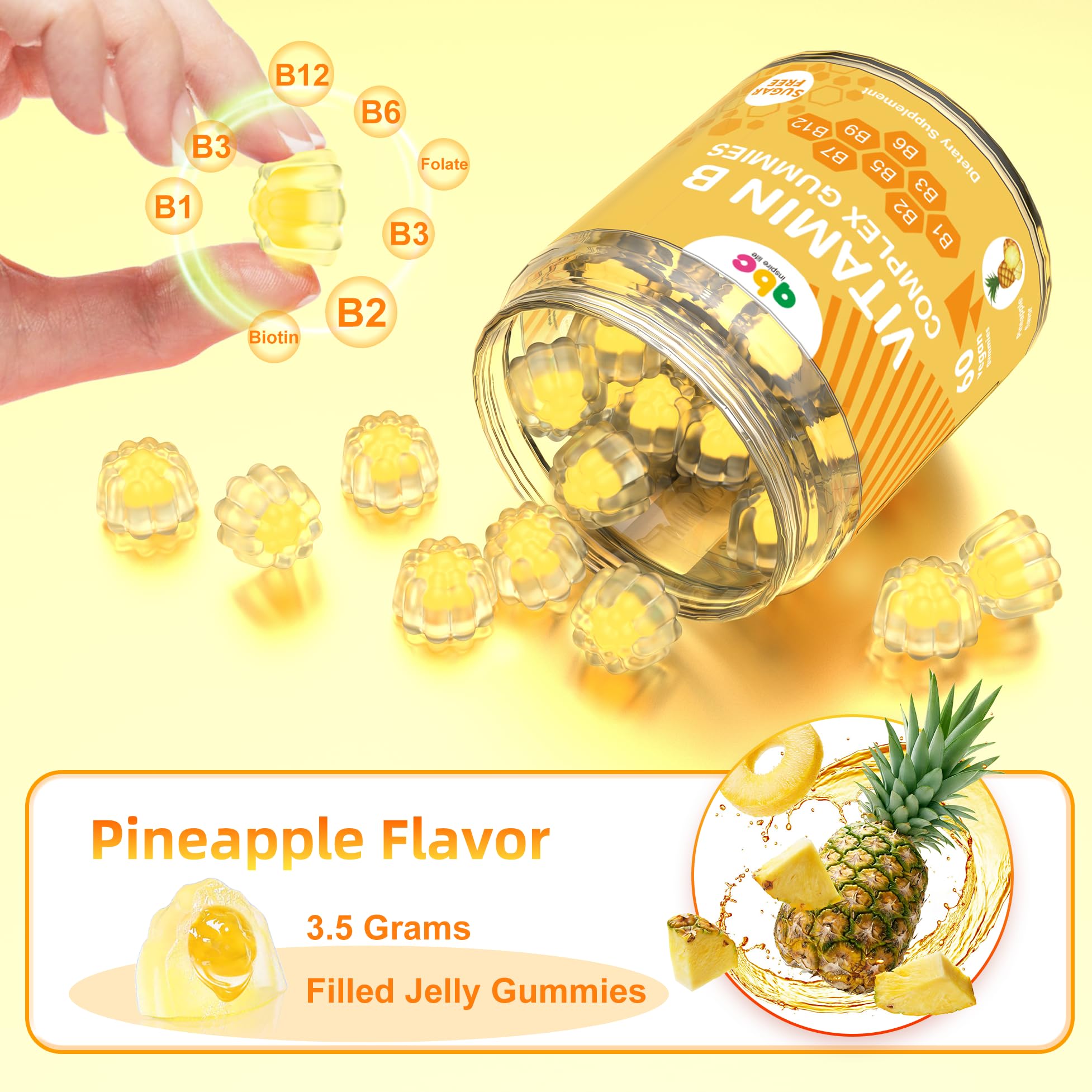 NEWOLITE B vitamin nutrition label highlights high potency vitamins.