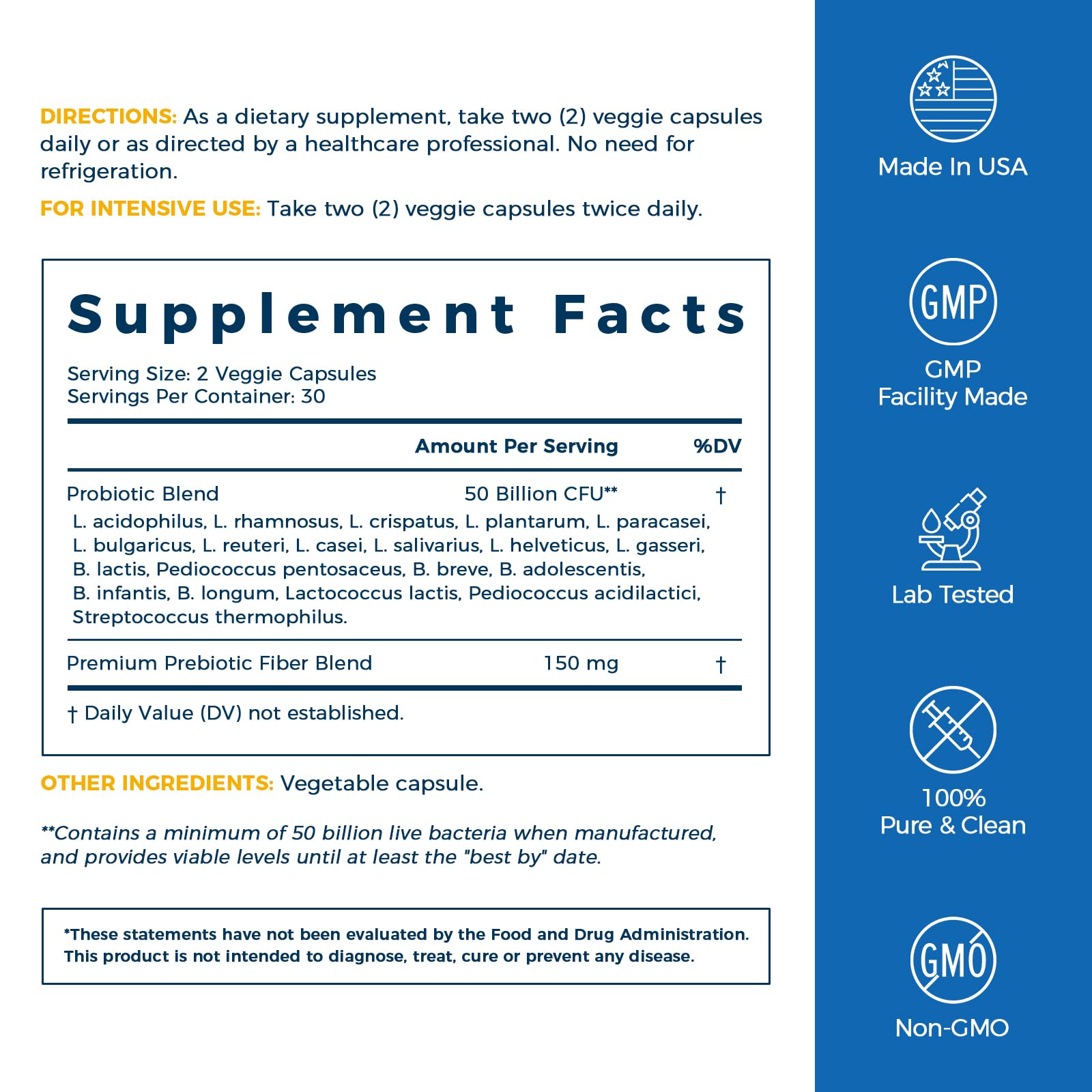 NewRhythm Probiotics 50 Billion capsules in daily-use context, lifestyle-friendly