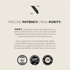 Newt Alpha Bull third-party testing badge confirms purity