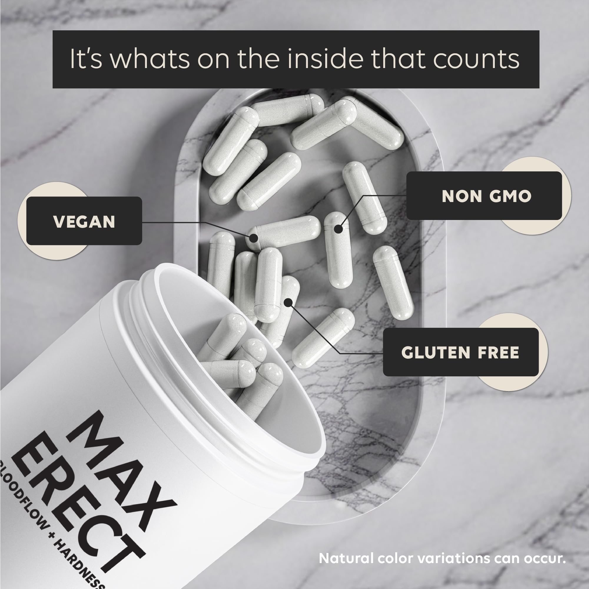 Newt Male Performance + Vitamin capsule close-up conveys firmness and stamina cues.