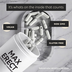 Newt Male Performance + Vitamin capsule close-up conveys firmness and stamina cues.