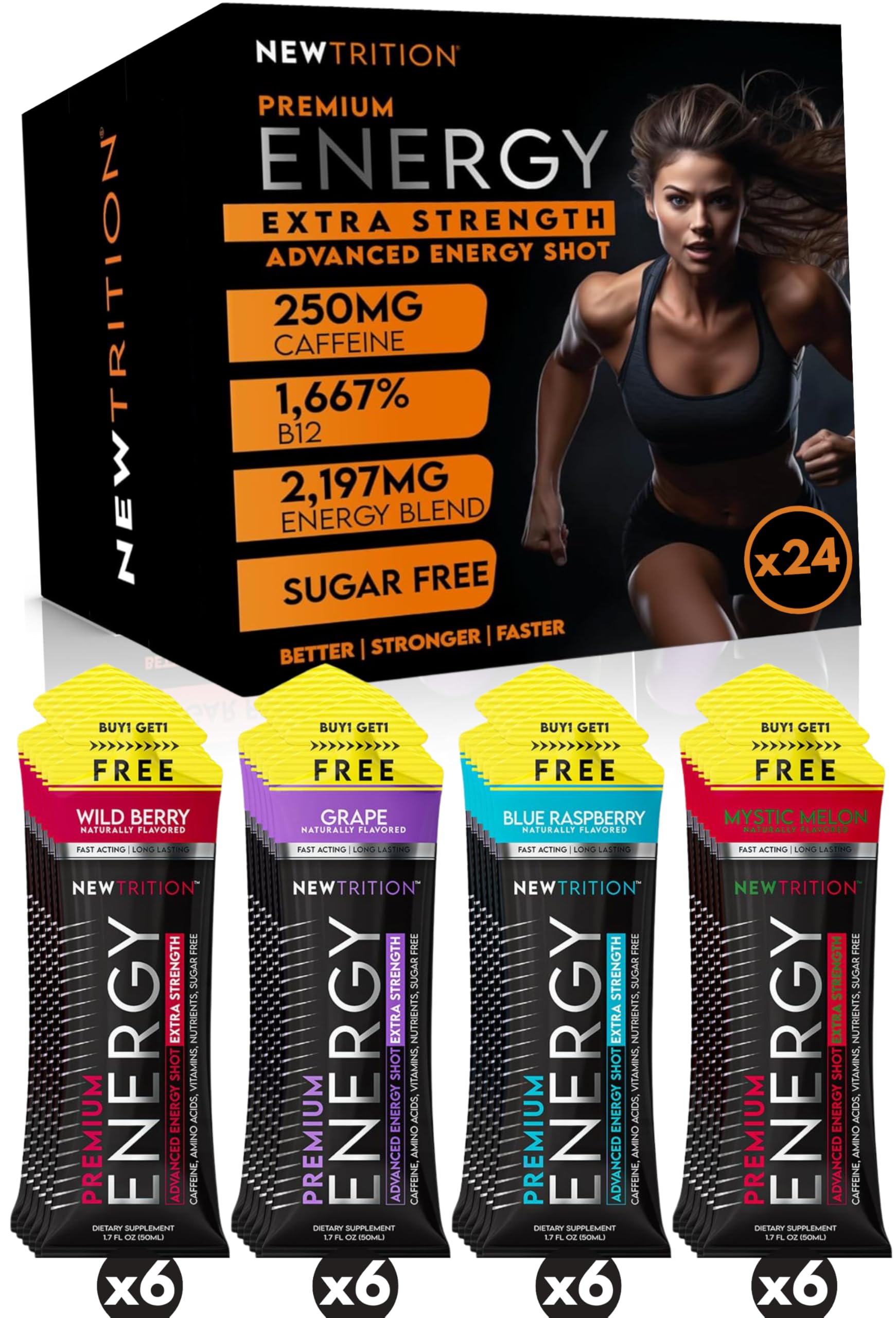 NewTrition Extra Strength Energy Shot Cherry Bomb enhances alertness while commuting