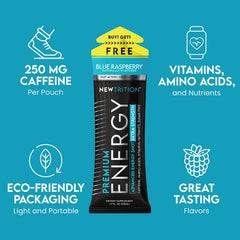 NewTrition energy shot grape bottle enhances alertness during study or work sessions.