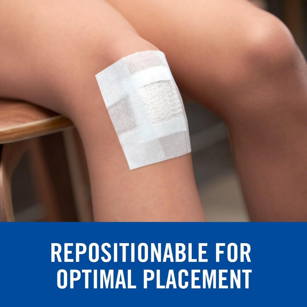Nexcare Sensitive Skin Low Trauma Tape supports post-surgery dressing changes