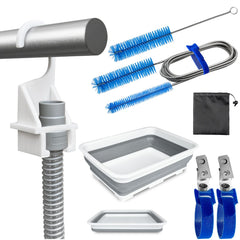 Nexonty CPAP tube cleaning kit hose holder keeps the hose secure for air drying.