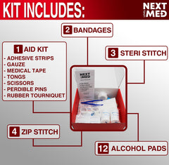 Next Level Med Alcohol pads 3x3cm for quick prep