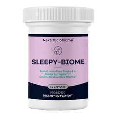 Sleepy-Biome bottle with capsules promoting calm evenings