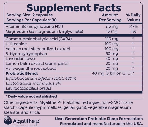 Sleepy-Biome produced in USA in GMP facilities