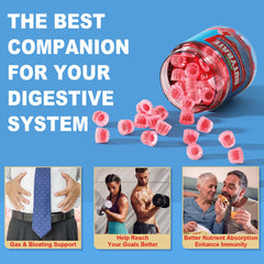 Nextdia 9B CFU probiotics with prebiotic fiber gummies signaling balanced microbiota