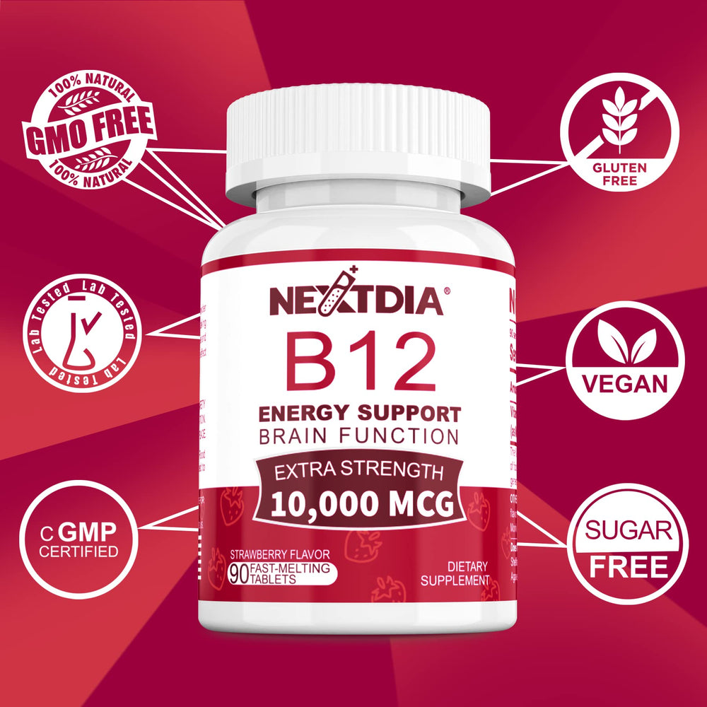 Nextdia B12 manufactured in the USA ensures quality and safety.