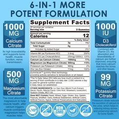Nextdia calcium citrate gummies close-up showing chewy texture and strawberry flavor