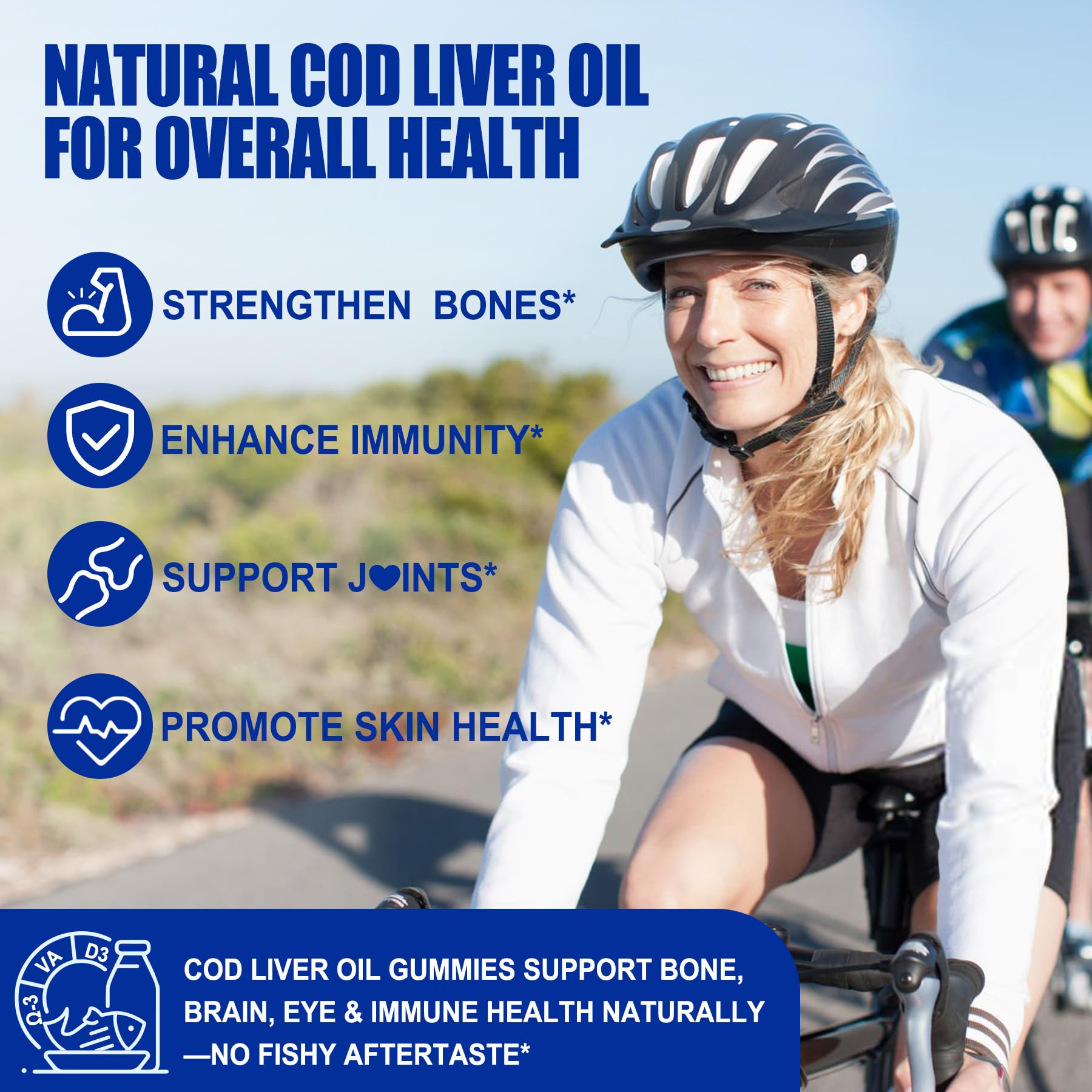 Nextdia Cod Liver Oil Gummies for adults and kids with dosage guidance for simple use.