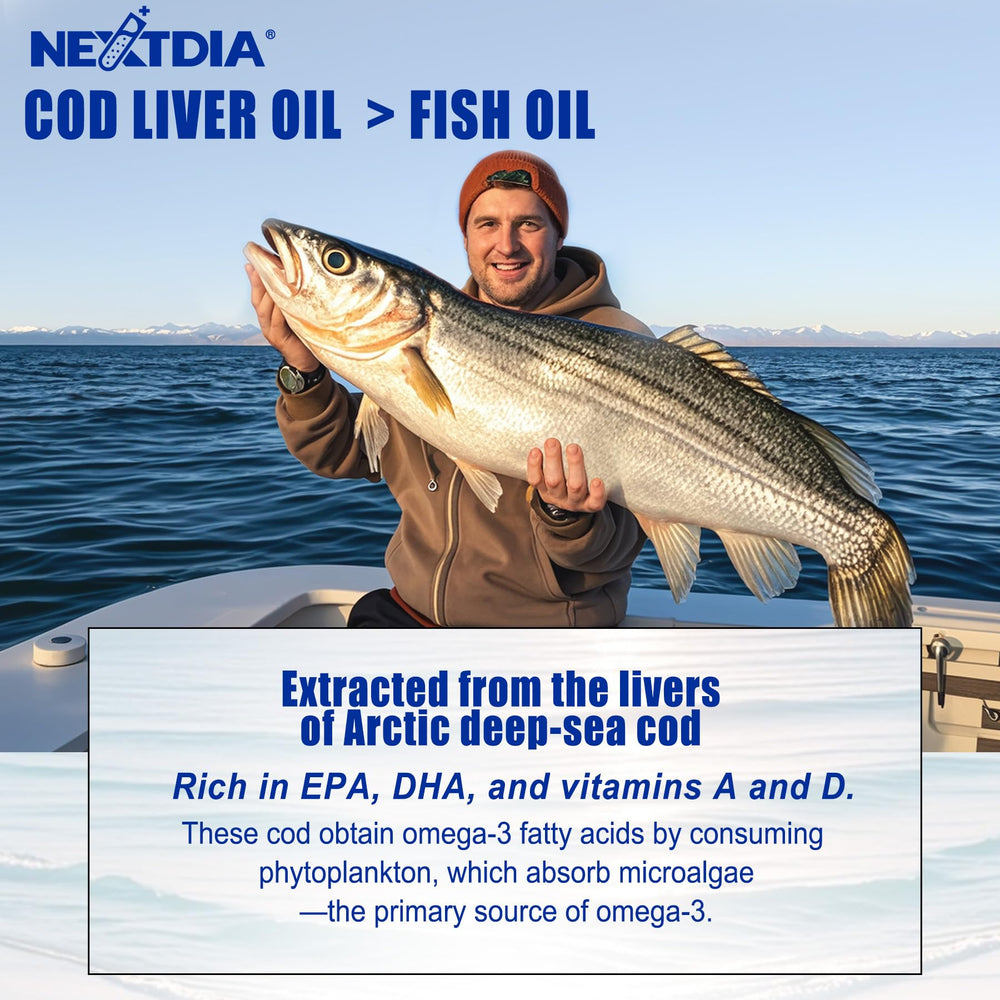 Nextdia Cod Liver Oil Gummies gluten-free option suitable for gluten-free diets.