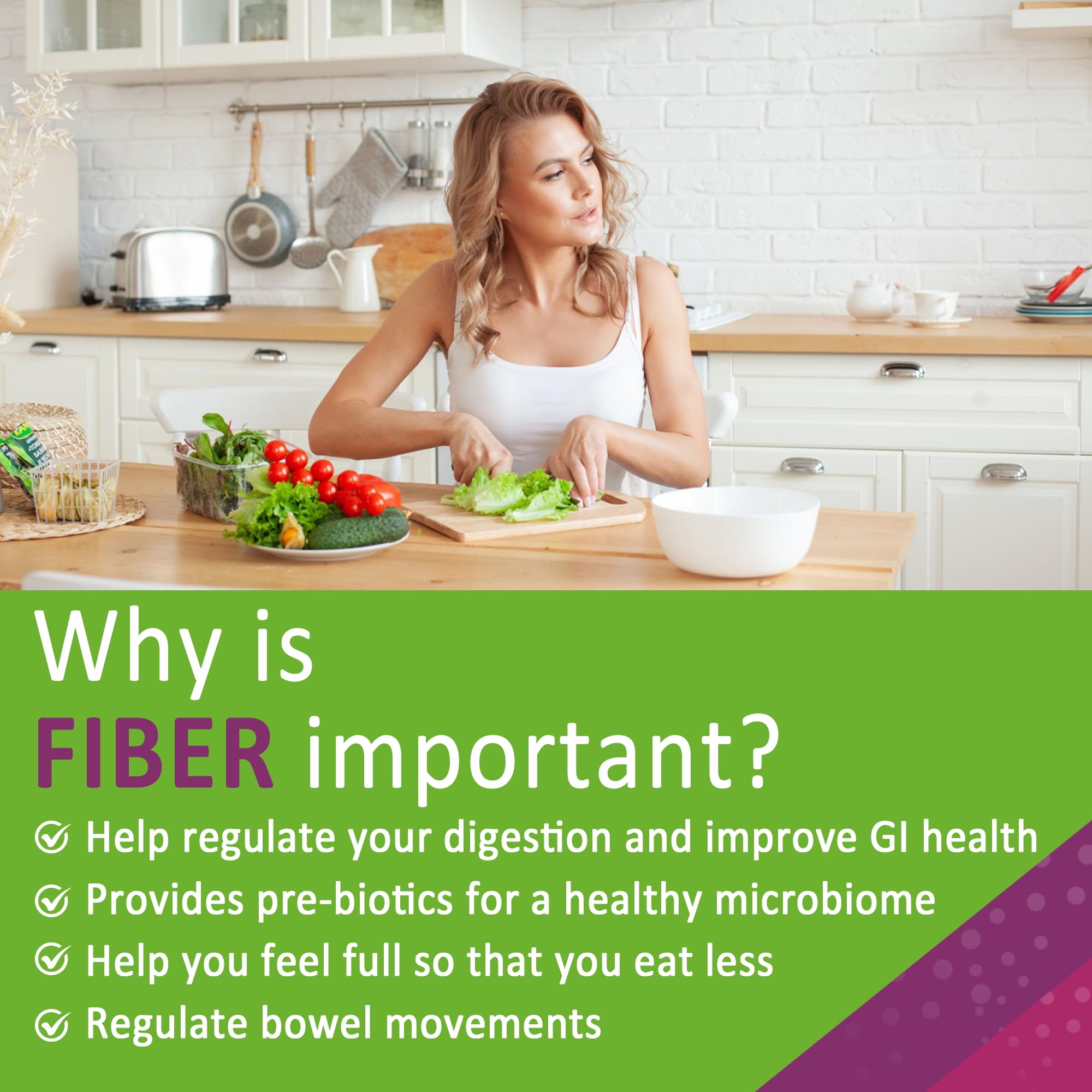 Nextdia Fiber Gummies probiotics label with 25 Billion CFU for gut health
