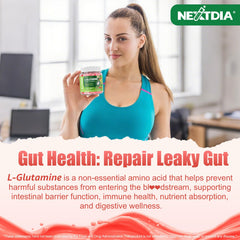 Nextdia jars emphasize immune support ingredients like vitamin C and zinc for resilience.