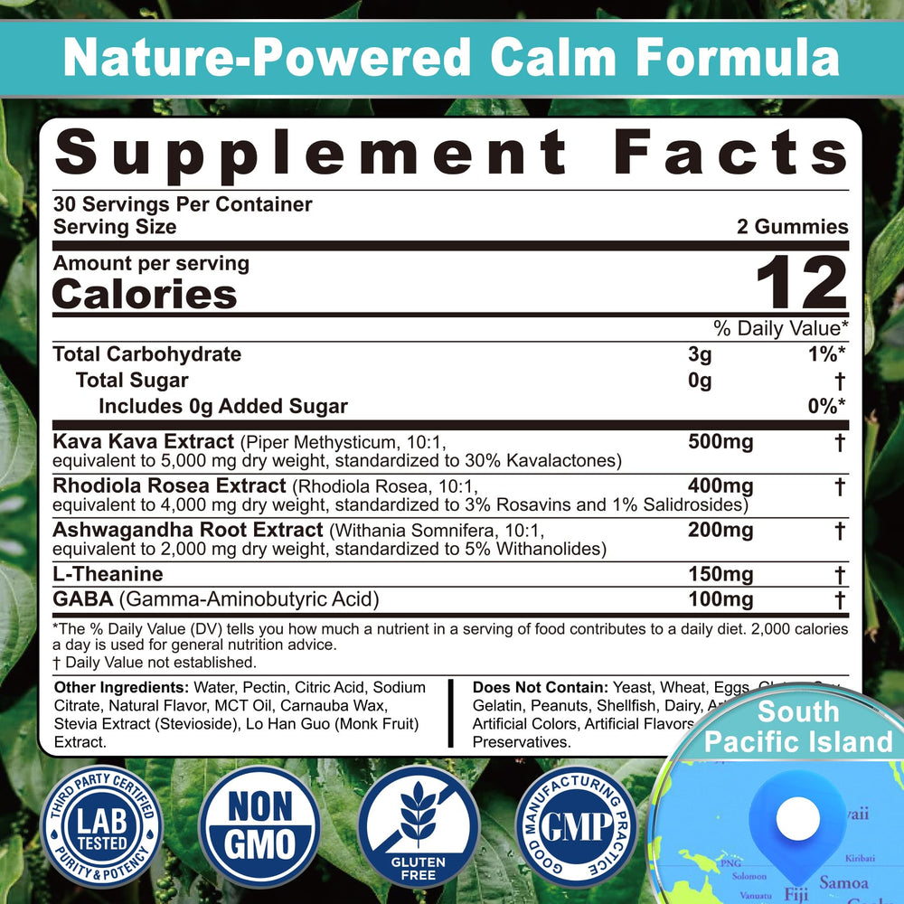 Nextdia Kava Kava Gummies lemon packaging suggesting ready-to-use calm