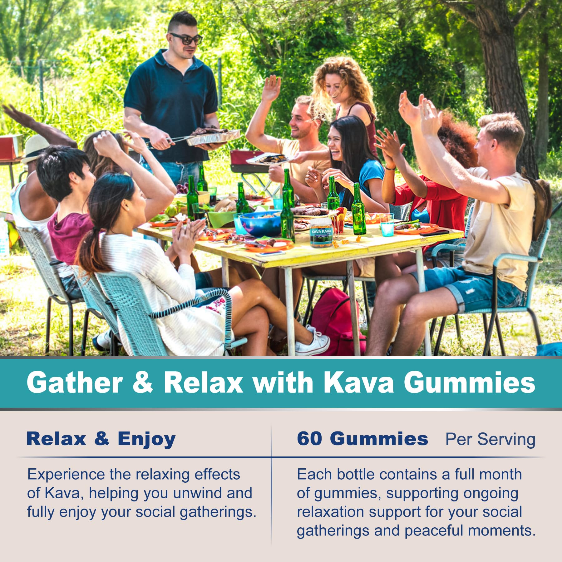 Nextdia Kava Kava Gummies in an office setting for focused work