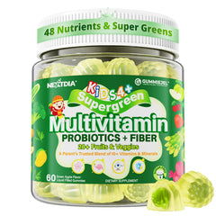 Nextdia Kids Multivitamin Gummies bottle with vegan, sugar-free formula for daily nutrition.